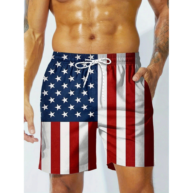 Casual 3d Printed Quick-drying Sports Shorts