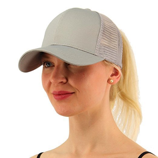Sequins Ponytail Snapback Hats