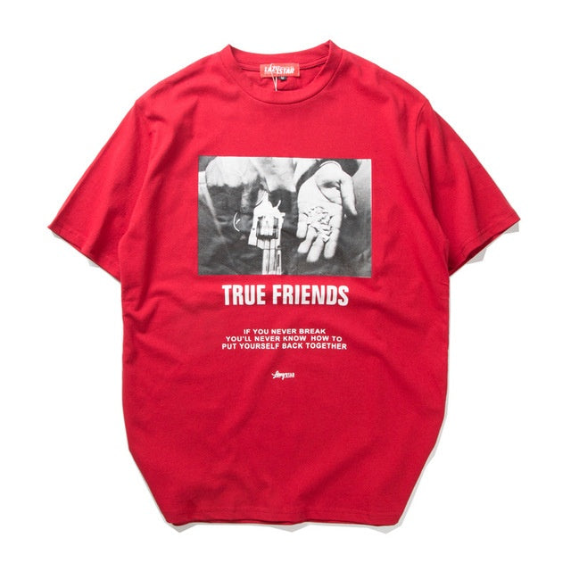 Printed Hip Hop Short Sleeve Tees