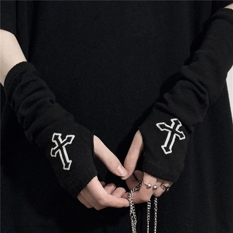 Gothic Punk Oversleeve Women Streetwear Vintage Grunge