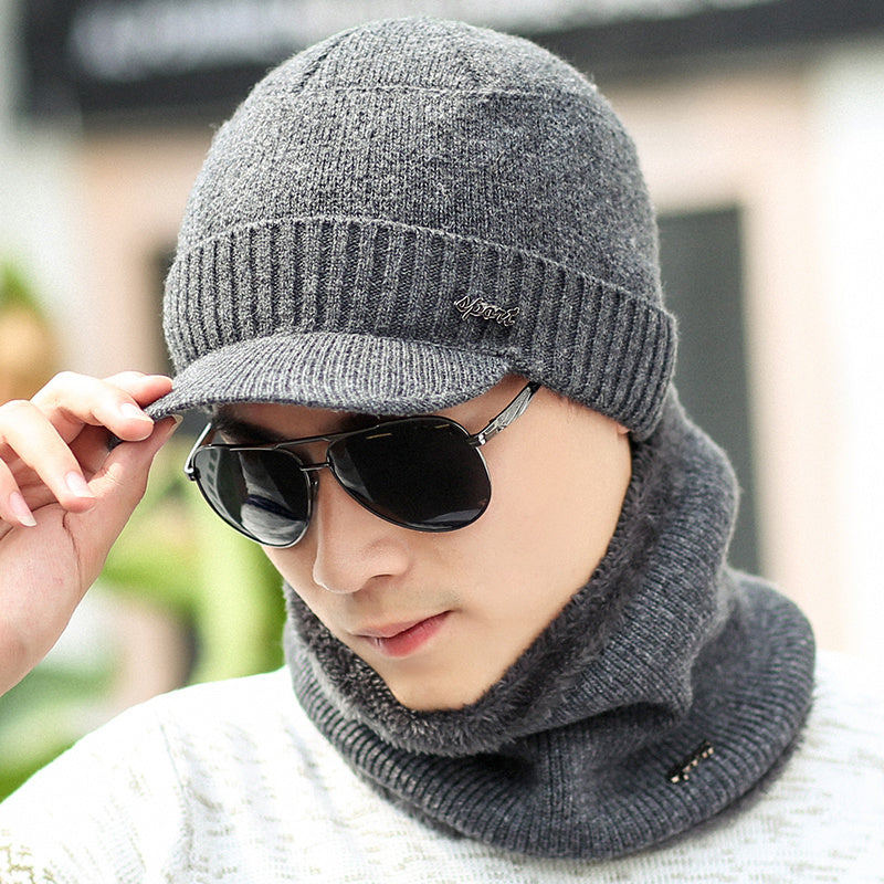 Knitted Wool Hats, Earmuffs & Caps