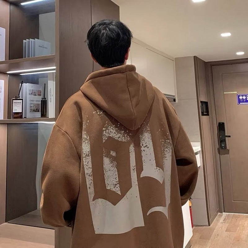 Vintage Oversized Hooded Sweater